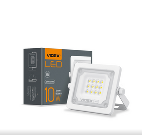 LED Прожектор 10W 5000К 220V білий VL-F2e-105W Videx