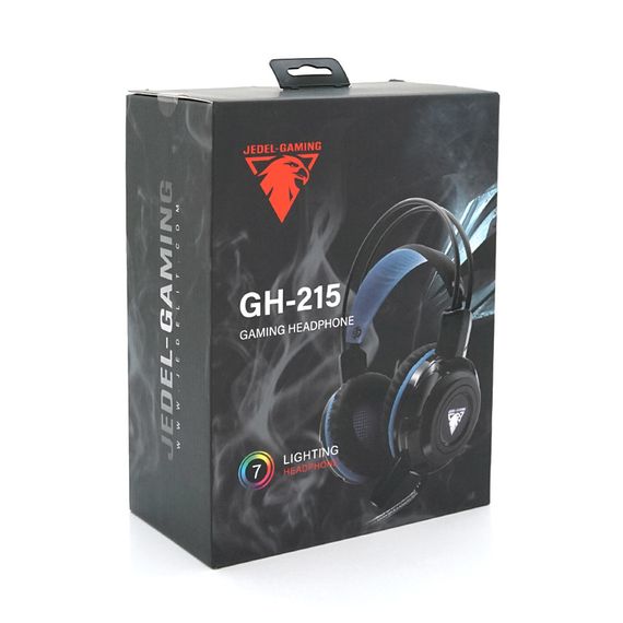 Наушники ведущие Jedel GH-215, с микрофоном, Black/Blue | Зображення 1