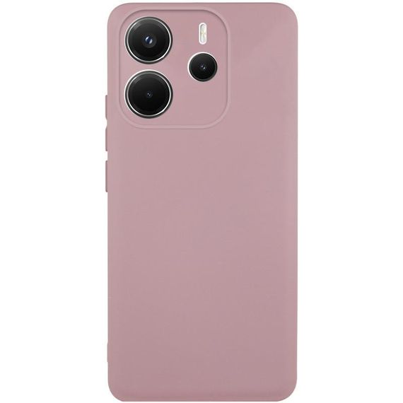 Чохол TPU GETMAN Liquid Silk Full Camera для Xiaomi Redmi Note 14 4G (Int. version) Рожевий / Pink Sand