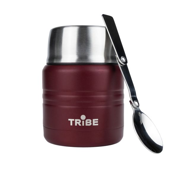 Термос харчовий Tribe Food Jar 0,35 л червоний, термос трайб для їжі, термос для супу | Зображення 3