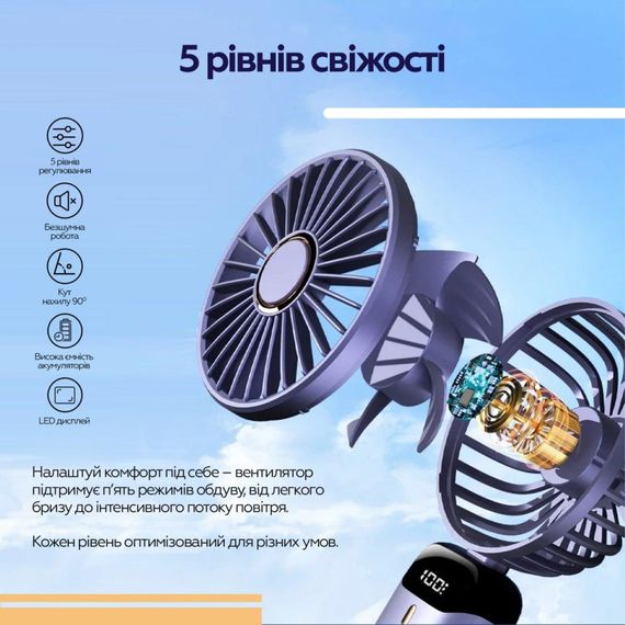 Вентилятор XoKo XK-F03-WH | Зображення 9