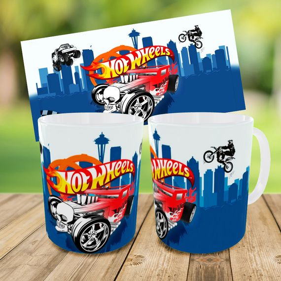 Набор детский Хот Вилс "Hot Wheels" рюкзак 36х27см сумка-бананка,кружка с принтом для мальчика (01614) | Зображення 8