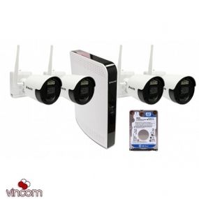 Комплект IP-видео беспроводной BALTER 2MP WiFi KIT 500ГБ