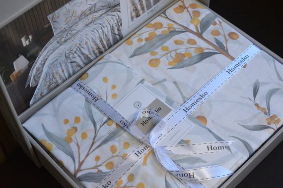 Постільна білизна First Choice Homesko Ranforce 200 х 220 см Tegan Anthracite | Зображення 2