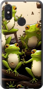Чехол на Xiaomi Mi8 Жабки "5656u-1499-17620"
