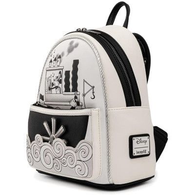 Рюкзак школьный Loungefly Disney - Mickey Mouse Steamboat Willie Music Cruise Mini Backpack (WDBK1657) | Зображення 2