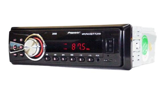 Автомагнитола 1DIN 2058 1DIN 2 RCA выхода USB 2.0 порт microSD слот черный (1DIN 2058_460) | Зображення 2