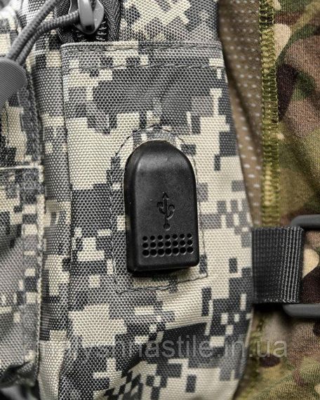 Армейская нагрудная сумка рюкзак с USB портом Защитник  NATO ДЛ7539 | Зображення 5