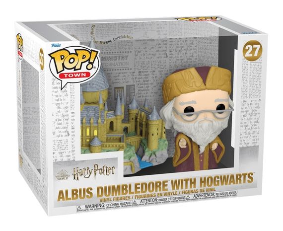 Фигурка Funko POP Town: Harry Potter - Dumbledore w/Hogwarts 889698573696 | Зображення 1
