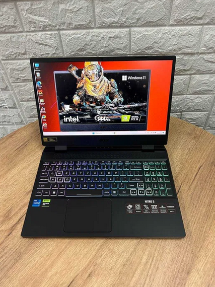 Ноутбук Acer Nitro 5 15,6" FHD IPS 144Hz i7 12650H 16Gb SSD 512Gb RTX 4050 Б/В