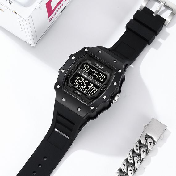 Чоловічий годинник Skmei 2296MTBKBK Matte Black | Зображення 4