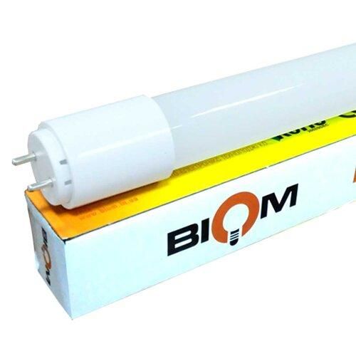 Світлодіодна лампа Biom GL T8/G13 60см 8W, холодний білий 6200К скло матове