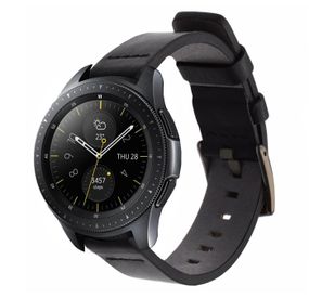 Кожаный ремешок Primo Classic для часов Samsung Galaxy Watch 42 mm (SM-R810) - Black
