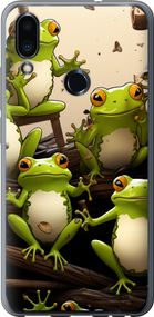 Чехол на Meizu Note 9 Жабки "5656u-1689-17620"