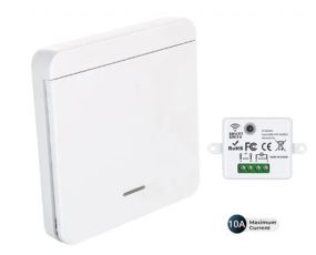 Бездротовий накладний вимикач, 2 шт., реле RF433