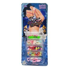 Набор бисера "Бал" Bambi R22018 бусины, подвески, нити, браслет Зеленый