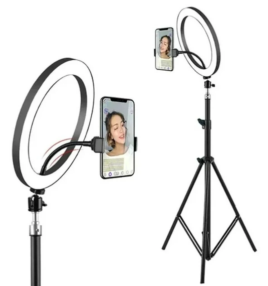 Кільцева LED-лампа S31 (1 кріп.тел.) (кер. на дроті) (USB) (30 см) | Зображення 4