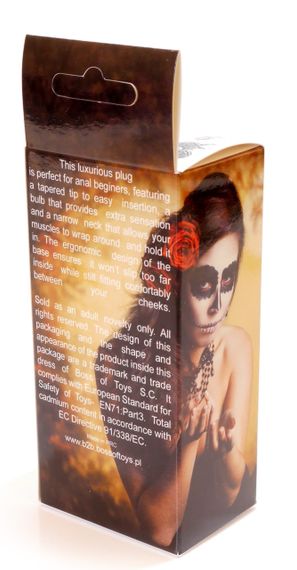 Анальная пробка Boss Series - Jewellery Silver BUTT PLUG Red, BS6400073 sexstyle | Зображення 8