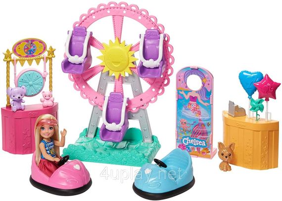 Клуб Барби Кукла Челси на аттракционах Игровой набор Карнавал Оригинал Barbie Club Chelsea Doll and Carnival | Зображення 1