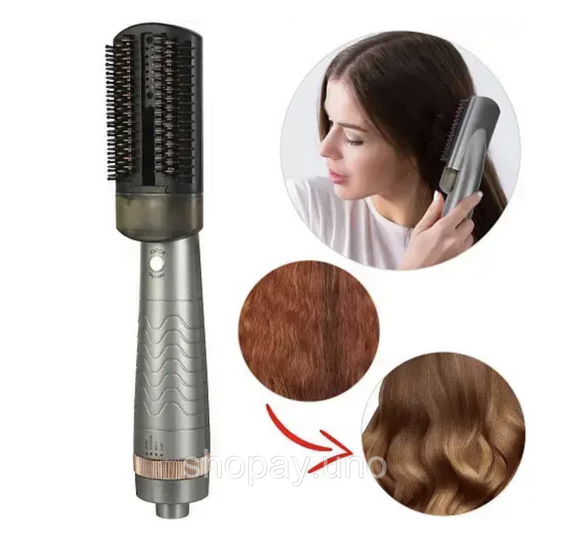 Расческа-фен Hair Steam Brush INFRARED+SPRAY HOTairCOMB 3в1 ∙ Утюжок и фен Hair Steam Brush для выпрямления волос | Зображення 4