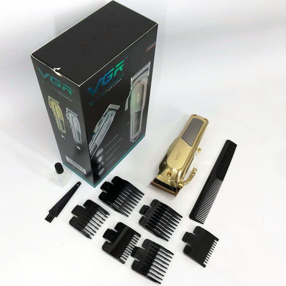 Підстригальна машинка V-278 GOLD, Vgr машинка для стрижки, Бритва триммер YC-464 для бороди | Зображення 5