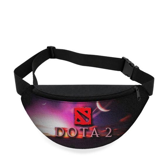 Дитяча сумка-бананка Dota 2 32х15 см на пояс або через плече (5832)