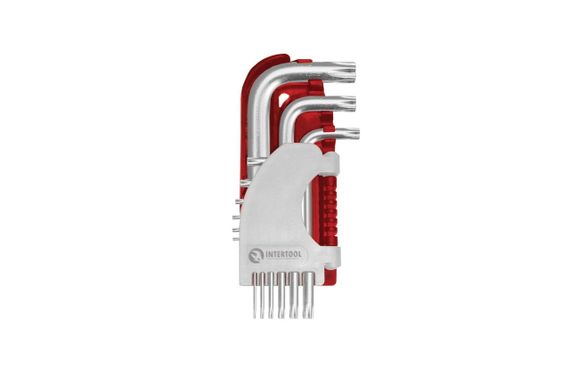 Набор Torx ключей Intertool - 9 шт., Pro (HT-1821)