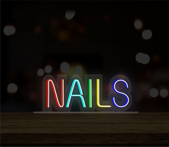 Неоновий світильник NAILS 152х375 acr-n000062 | Зображення 1