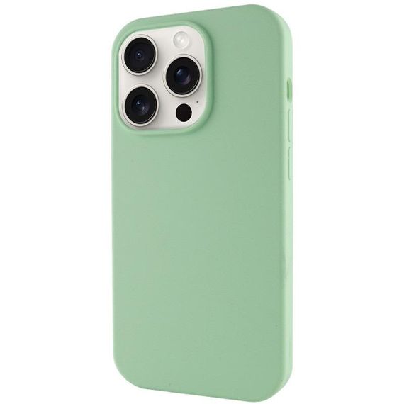 Чохол Silicone Case Full Protective (AA) NO LOGO для Apple iPhone 16 Pro Max (6.9") Зелений / Pistachio | Зображення 1