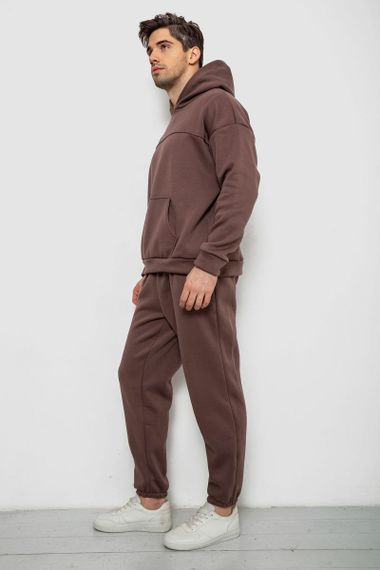 Спортивный костюм мужской на флисе, цвет мокко, 238R029 | Зображення 2