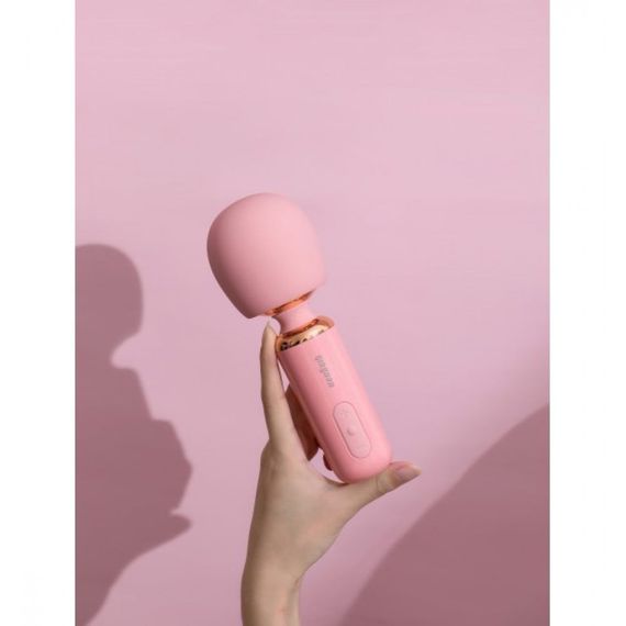 Вібратор-мікрофон Qingnan 5 Powerful Mini Wand Massager, рожевий Sex Aura | Зображення 1