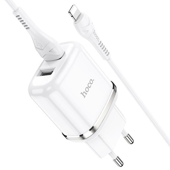 СЗУ Hoco N4 (2USB/2.4A) + Lightning | Зображення 2