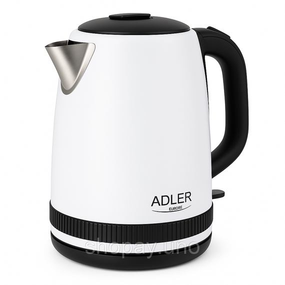 Електричний чайник з індикатором живлення Adler AD 1295w 1.7л 1850Вт, Надійний електричний чайник UH-11