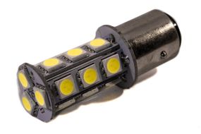 Светодиодная лампа AllLight T25/5 18 диодов 5050 1157 BAY15d 12V WHITE