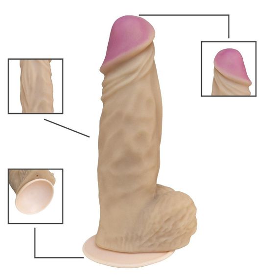 Фалоімітатор EGZO ГІГАНТ на присоці FS06 (довжина 27,5 см, діаметр 7 см) sexstyle | Зображення 1