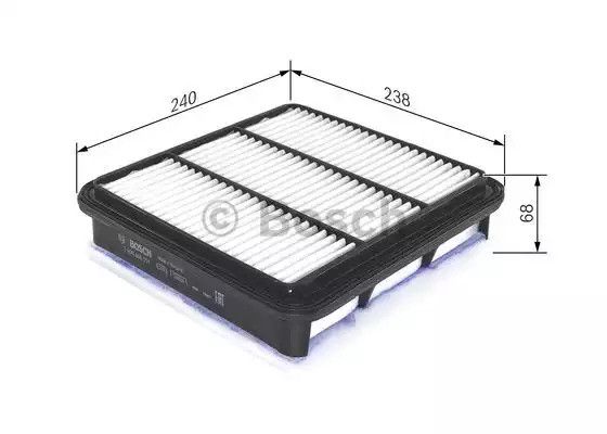 Фільтр повітряний ISUZU KB, MITSUBISHI PAJERO, BOSCH (F026400221) | Зображення 4