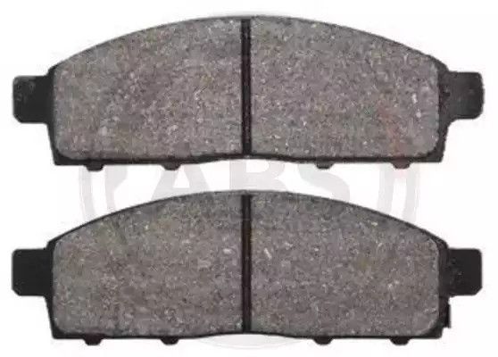 Колодки передні гальмівні Mitsubishi L200 05-15 (37624) ABS | Зображення 1