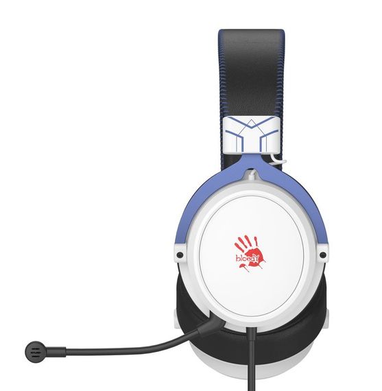 Гарнітура ігрова Bloody M590i USB + 4-Pin 3.5 mm, колір чорно-білий | Зображення 1