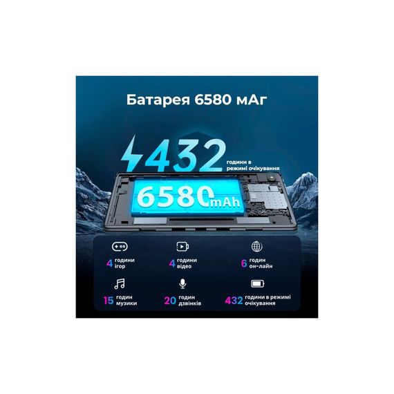 Планшет Oscal Pad 10 8/128GB 4G Dual Sim Diamond Grey | Зображення 8