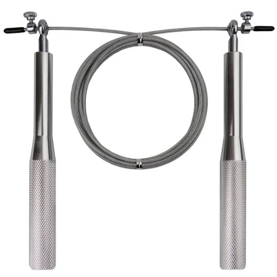 Скакалка швидкісна на підшипниках алюмінієва PowerPlay 4207 Elite Jump Rope Срібна (3m.) | Зображення 2