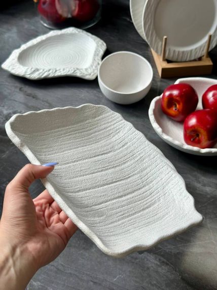 Салатник Olens Сноу-вайт 101-0525 25х18.5 см білий | Зображення 2