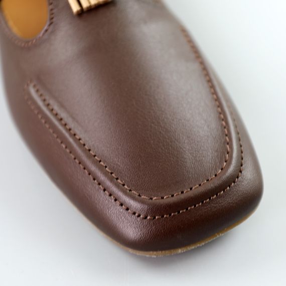 Туфлі жіночі шкіряні 591366 Коричневі 36 37 38 39 40 41 | Зображення 3