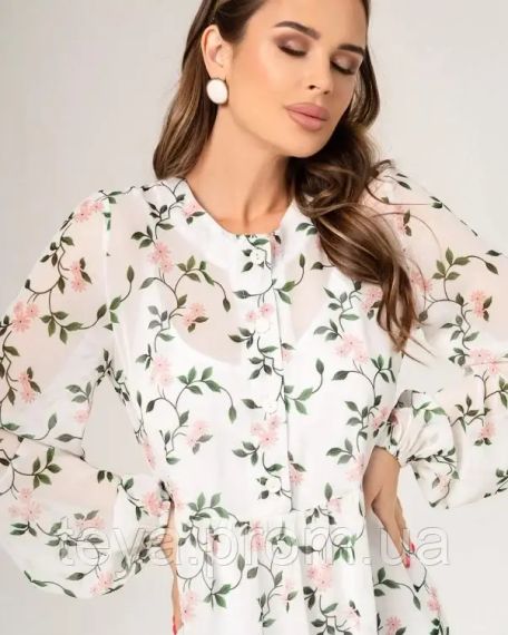 Плаття для жінок колір білий розмір L FI_008222 | Зображення 3