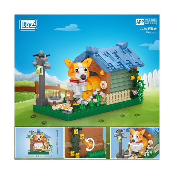 Конструктор LOZ mini Коргі (1256) | Зображення 1