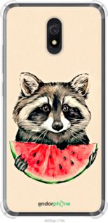 Чохол на Xiaomi Redmi 8A Єнотик з кавуном "4605sp-1794-2448"