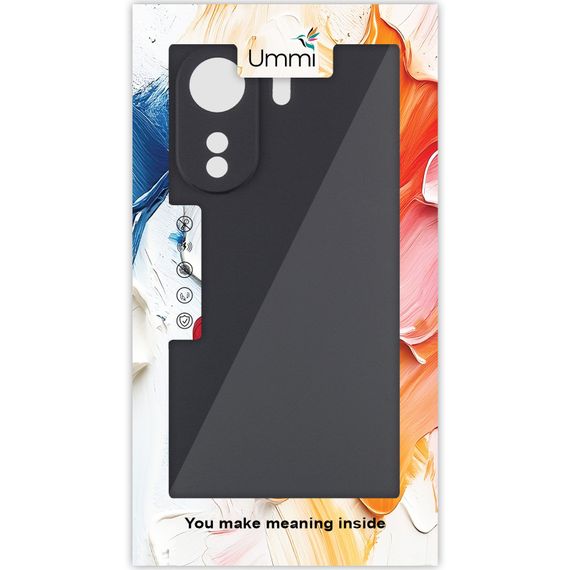 Чехол Silicone Cover Ummi Lakshmi Full Camera (AA) для Oppo A60 4G Черный / Black | Зображення 2