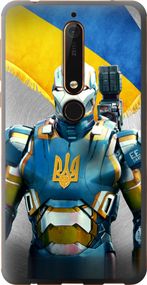 Чехол на Nokia 6.1 Украинский киборг "980u-1628-17620"