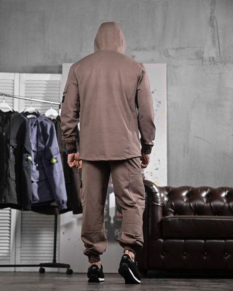 Спортивний костюм Stone Island колір мокко | Зображення 7