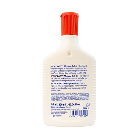 Масло масажне Sport Lavit Bodyoil 200ml (39704100) | Зображення 1