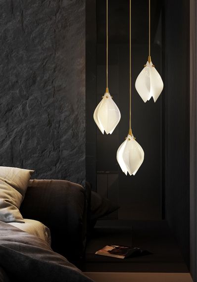 Люстра підвісна на 1 лампочку 27144 Золото 30-180х13х13 см. | Зображення 5